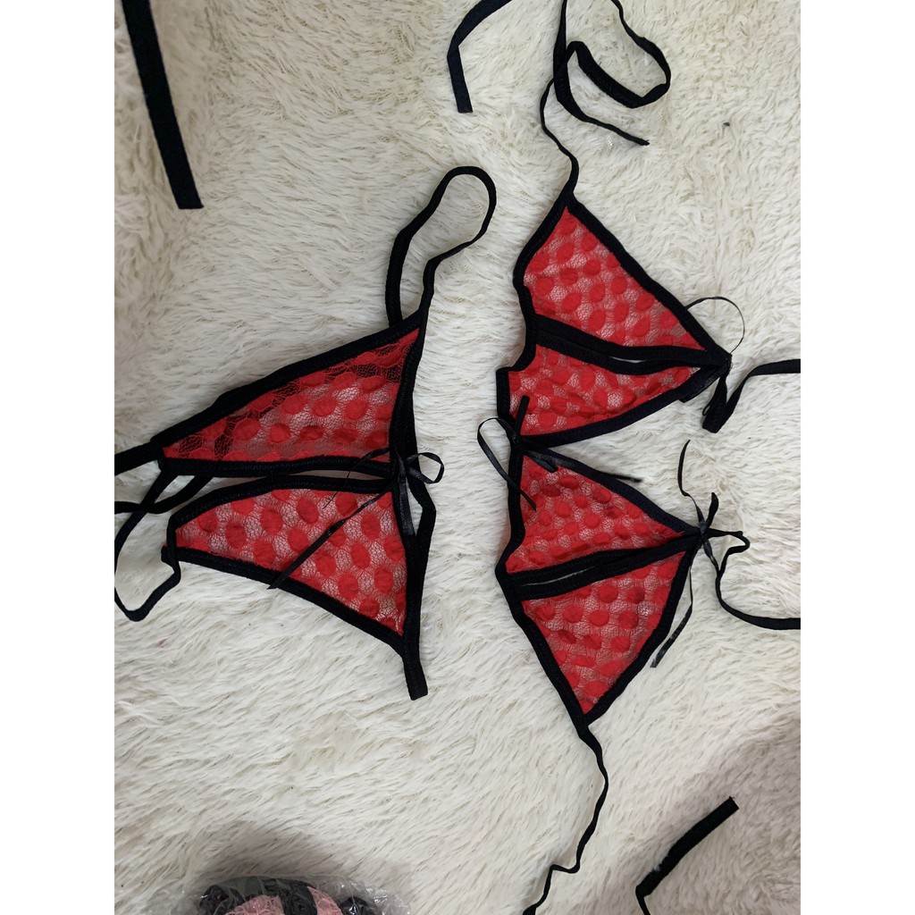 set đồ lót dây ren hai món gợi cảm cho nàng lọt khe | BigBuy360 - bigbuy360.vn