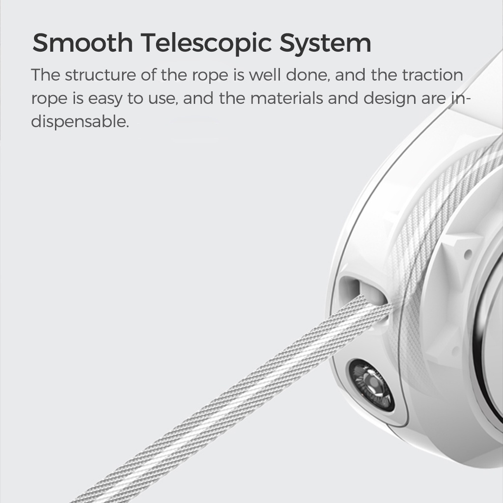 Xiaomi Youpin Dây dắt cún cưng đi dạo   có thể thu gọn lại linh hoạt 3m/ 4.5m có đèn LED sạc chiếu sáng ban đêm