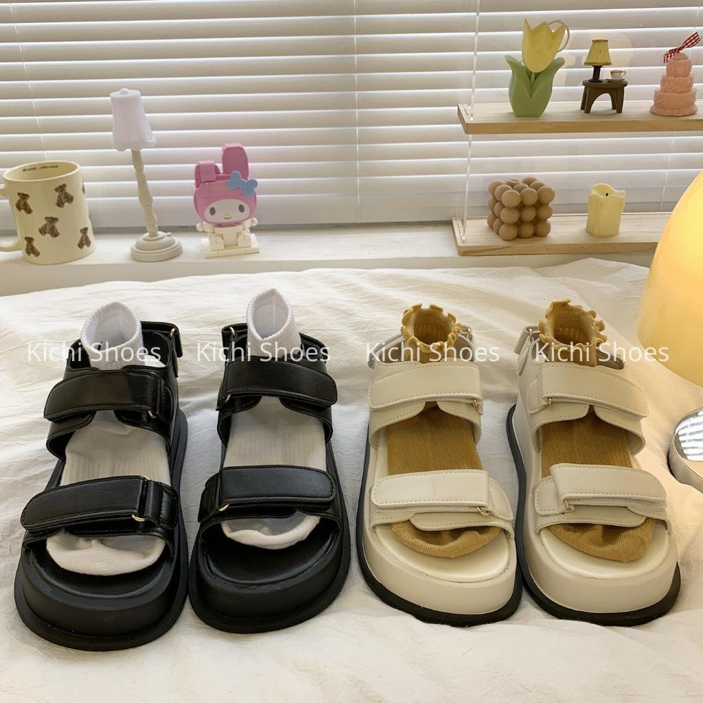 Sandal quai ngang 2022 LOẠI 1 (CÓ SẴN - GIAO NGAY) dép quai hậu đi học phong cách ulzzang Kichi Shoes mã Q22