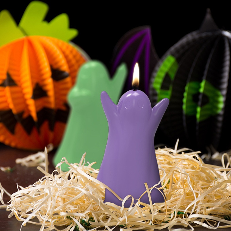 Khuôn Silicone Làm Xà Phòng / Nến Hình Ma Trang Trí Nhà Cửa DIY