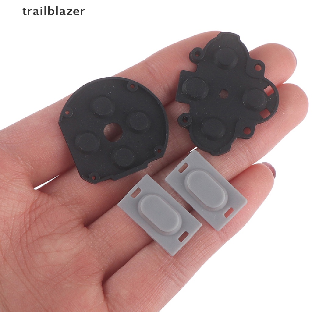 trailblazer 4pcs/set Silicone Rubber Button Switch Conductive Pad Replacement for PSP 1000 UIO