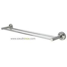 Giá Treo Khăn Đôi Inox  _giá treo khăn nhà tăm- inox 100%