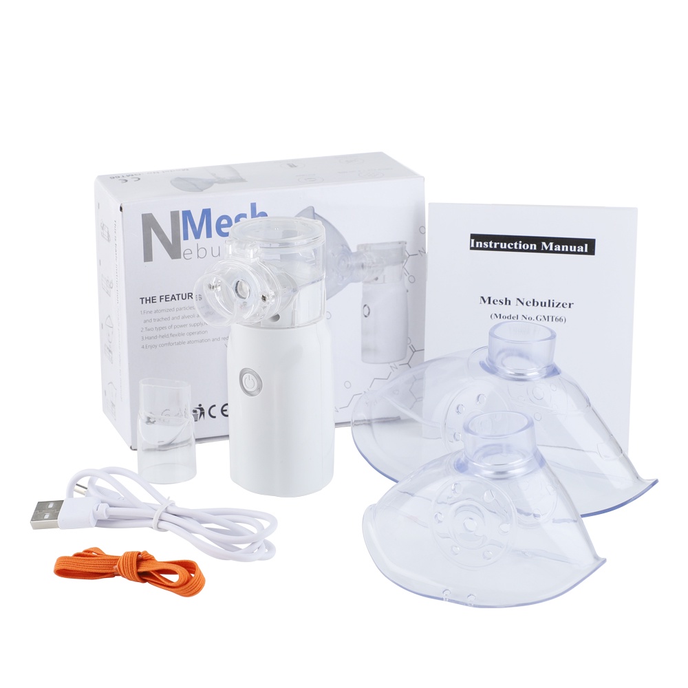 Máy Xông Mũi Cho Trẻ Em Và Người Lớn Tiện Dụng ,Máy Xông khí dung cầm tay , Mesh Nebulizer，Máy Xông Mũi Họng Siêu Âm Cầm Tay Cho Trẻ Em Và Người Lớn