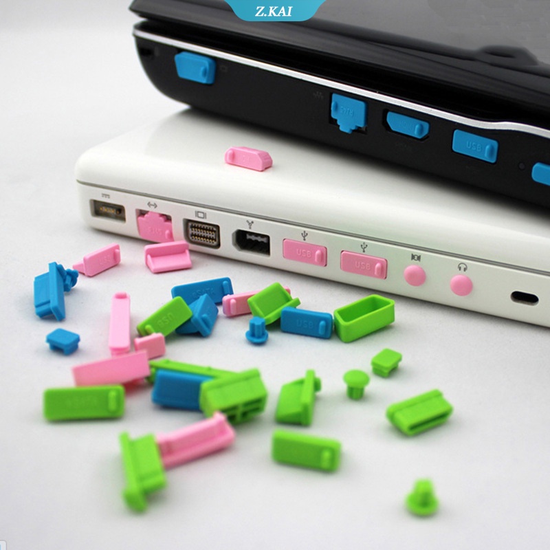 Set 16 Nút Silicone Chống Bụi Cho Cổng USB Máy Tính