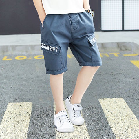 Quần short trơn màu thời trang bé trai