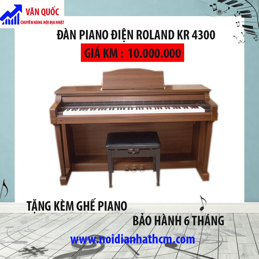 ĐÀN PIANO ĐIỆN ROLAND KR 4300 hàng nội địa Nhật
