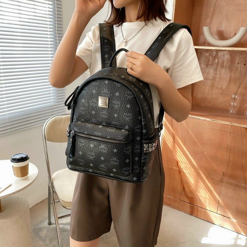Balo nữ họa tiết M hàng chuẩn xịn cao cấp size 28×32×15cm