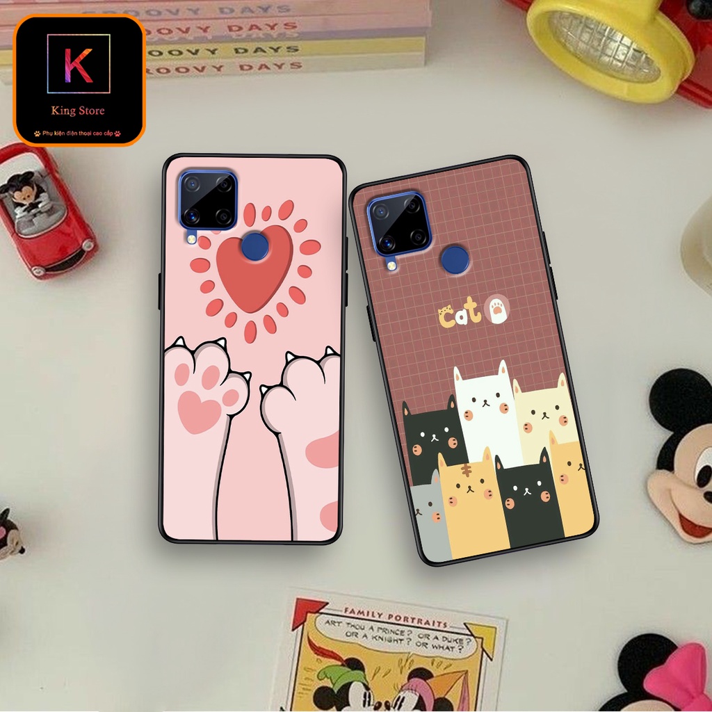 Ốp Lưng Oppo Realme C12- Realme C15 - Ốp Oppo in hình LoveCat - Chất liệu TPU siêu bền