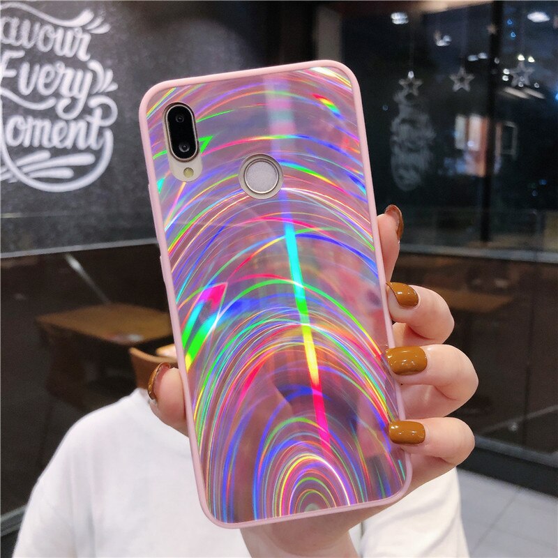 ốp điện thoại Gương Cầu Vồng 3d Cho Xiaomi Redmi Note 9 Pro Max 9s 9c 9a 8 Pro Xiaomi Mi Note 10 Pro Lite