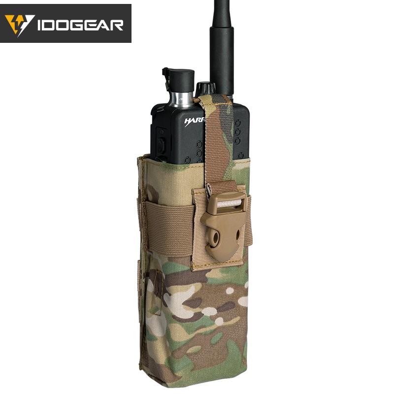 Idogear Túi Đựng radio rrv vest walkie talkie mbitr tri prc-148 152 3552
