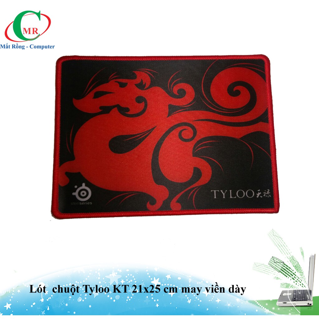 Lót chuột Tyloo KT 21 x 25 cm may viền dày(2mm) Giá rẻ