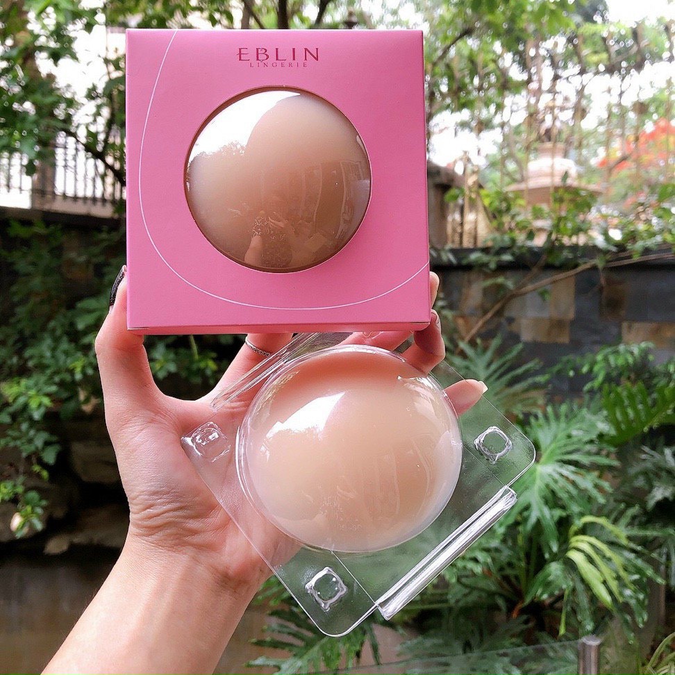 Miếng Dán Ngực Silicon Nhiệt Tự Thân EBLIN Dán Ti Siêu Mỏng Ôm Khít