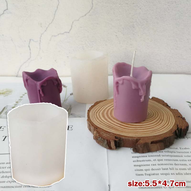 Khuôn Làm Nến Thơm Handmade Bằng Silicone Chất Lượng Cao
