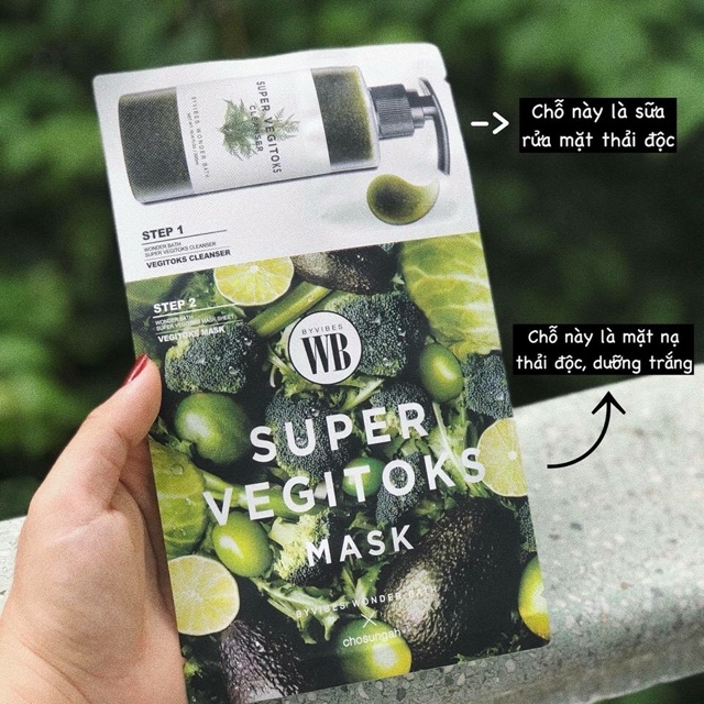 Mặt Nạ Thải Độc Rau Củ Quả Super Vegitoks Mask