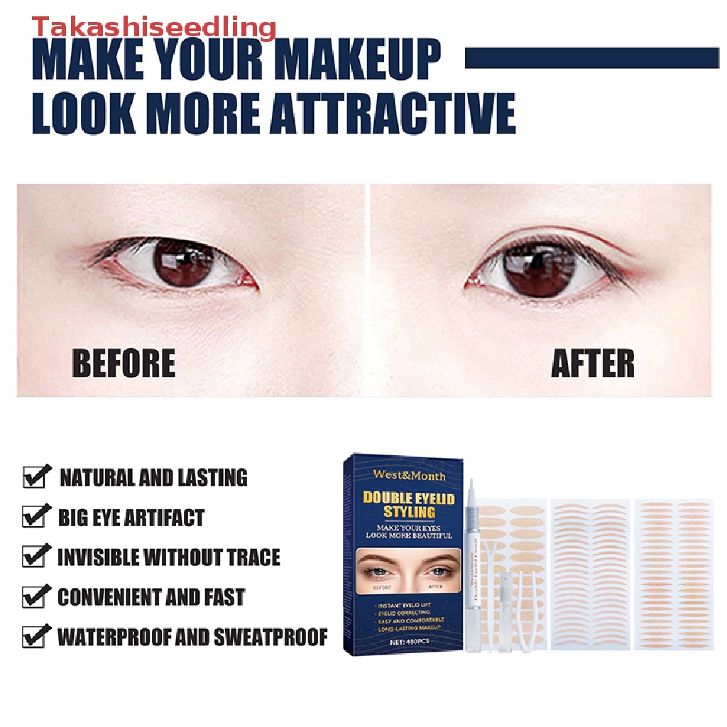 Cuộn 480 Miếng Dán Kích Mí Vô Hình Tự Dính Tiện Dụng