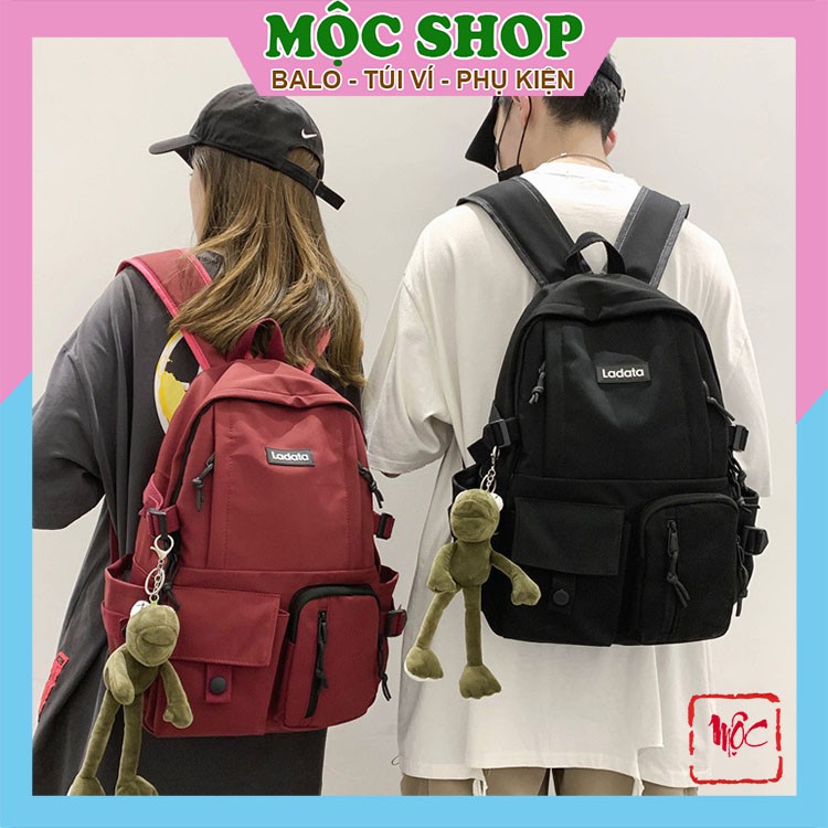 Balo ULZZANG, balo thời trang Unisex- BL212, nhiều ngăn, vải chống thấm nước, trẻ trung phong cách