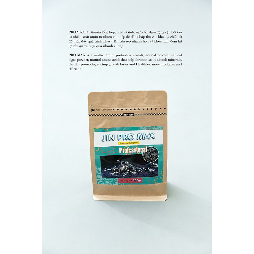 THỨC ĂN TÉP CẢNH JIN PRO MAX 200g