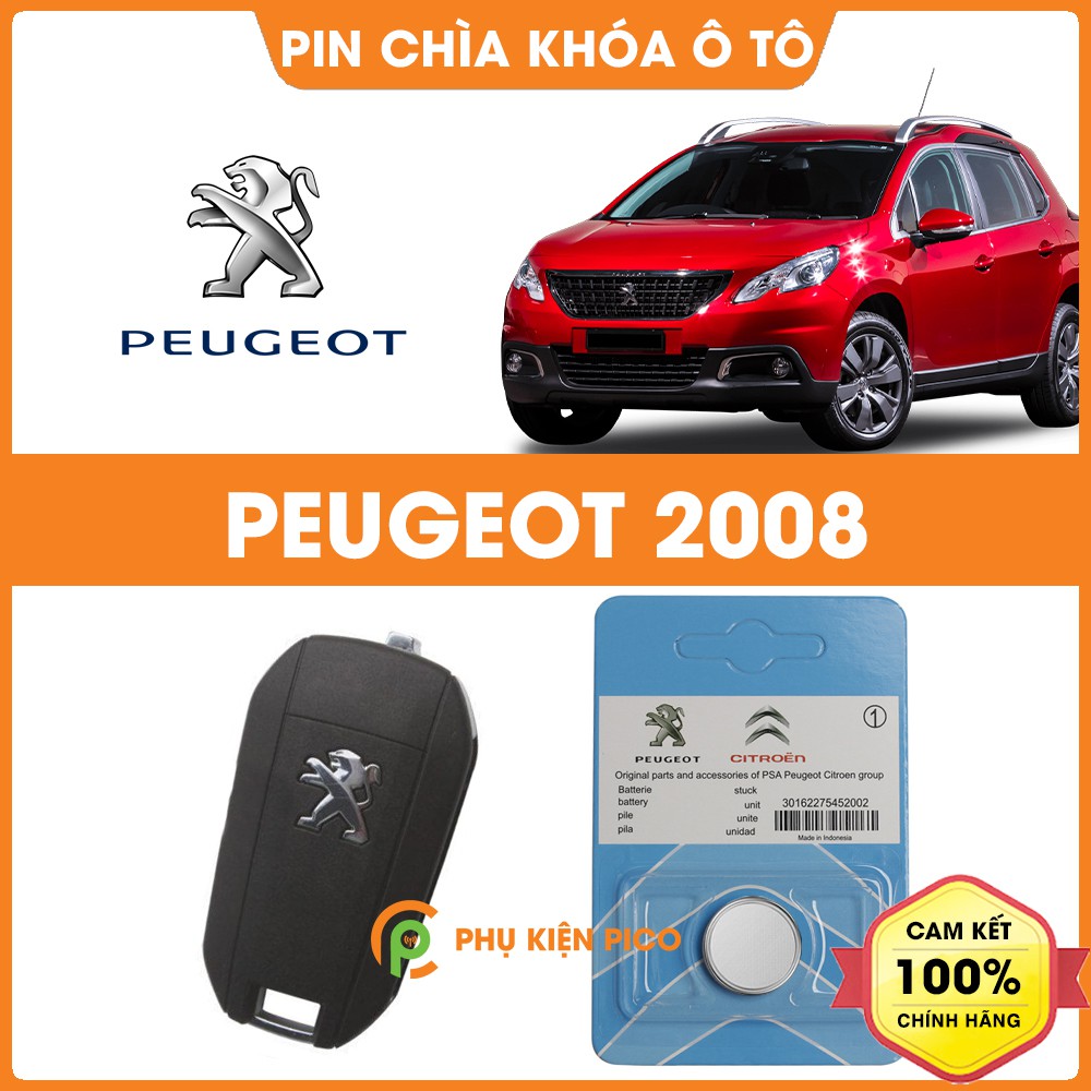 Pin chìa khóa ô tô Peugeot 2008 chính hãng sản xuất theo công nghệ Nhật Bản – Pin chìa khóa Peugeot 2008
