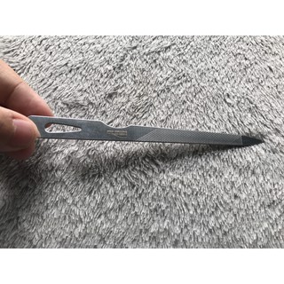 Dũa Móng Tay Móng Chân Kèm Móc Khóe Móng Tay Móng Chân Inox Cao Cấp Không Gỉ Nghĩa (Nhọn)