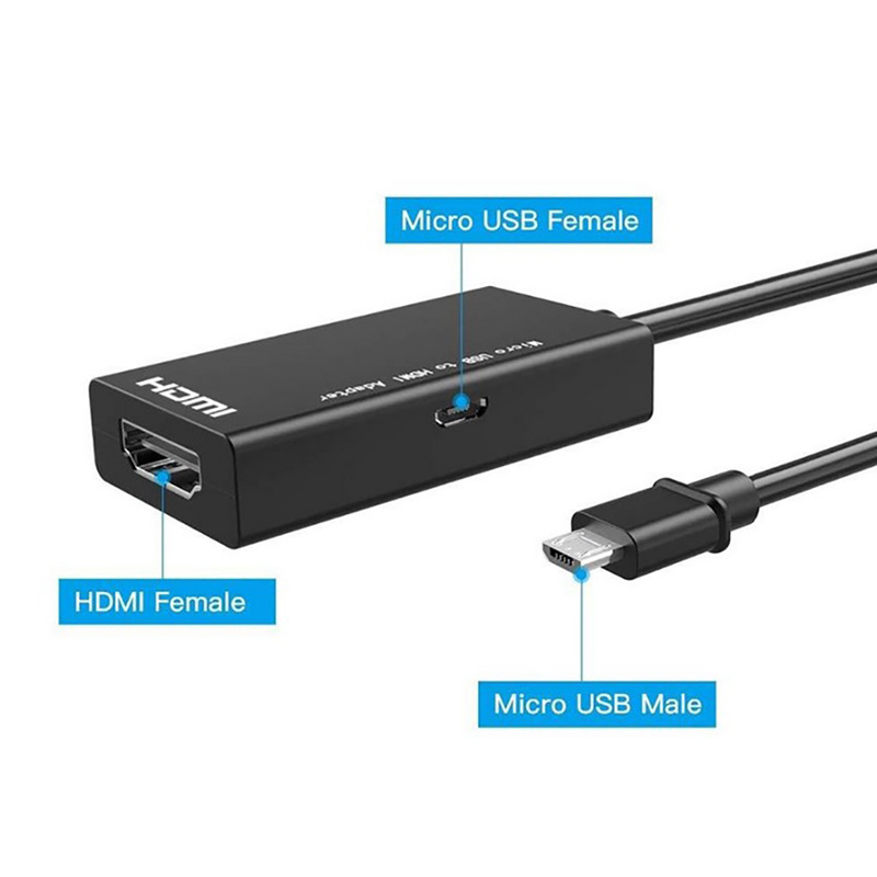 Dây Cáp Chuyển Đổi Micro Usb Sang Hdmi Cho Điện Thoại Thông Minh Hd Tv