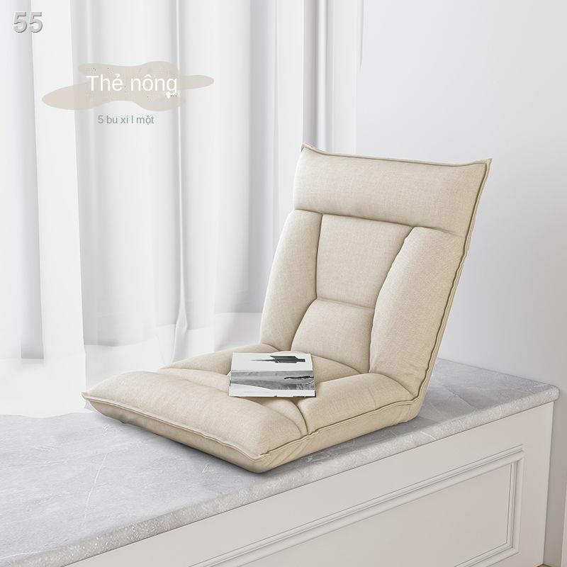 Zz ◎✣☊Giường ghế lười sofa đơn tatami ánh sáng net sang trọng gấp màu đỏ cho ký túc xá sinh viên đại học