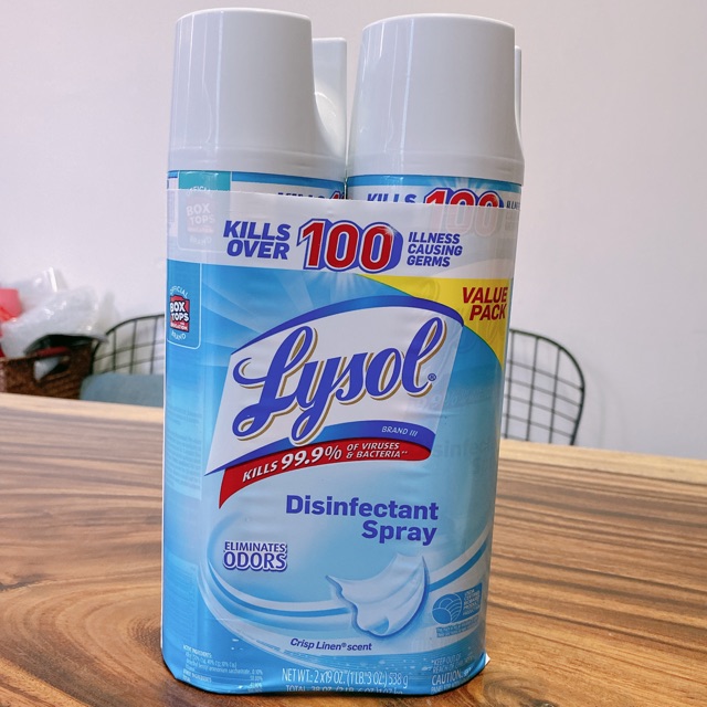 Lysol xịt diệt khuẩn khử trùng Xuất xứ Mỹ an toàn cho bé chai 540gr