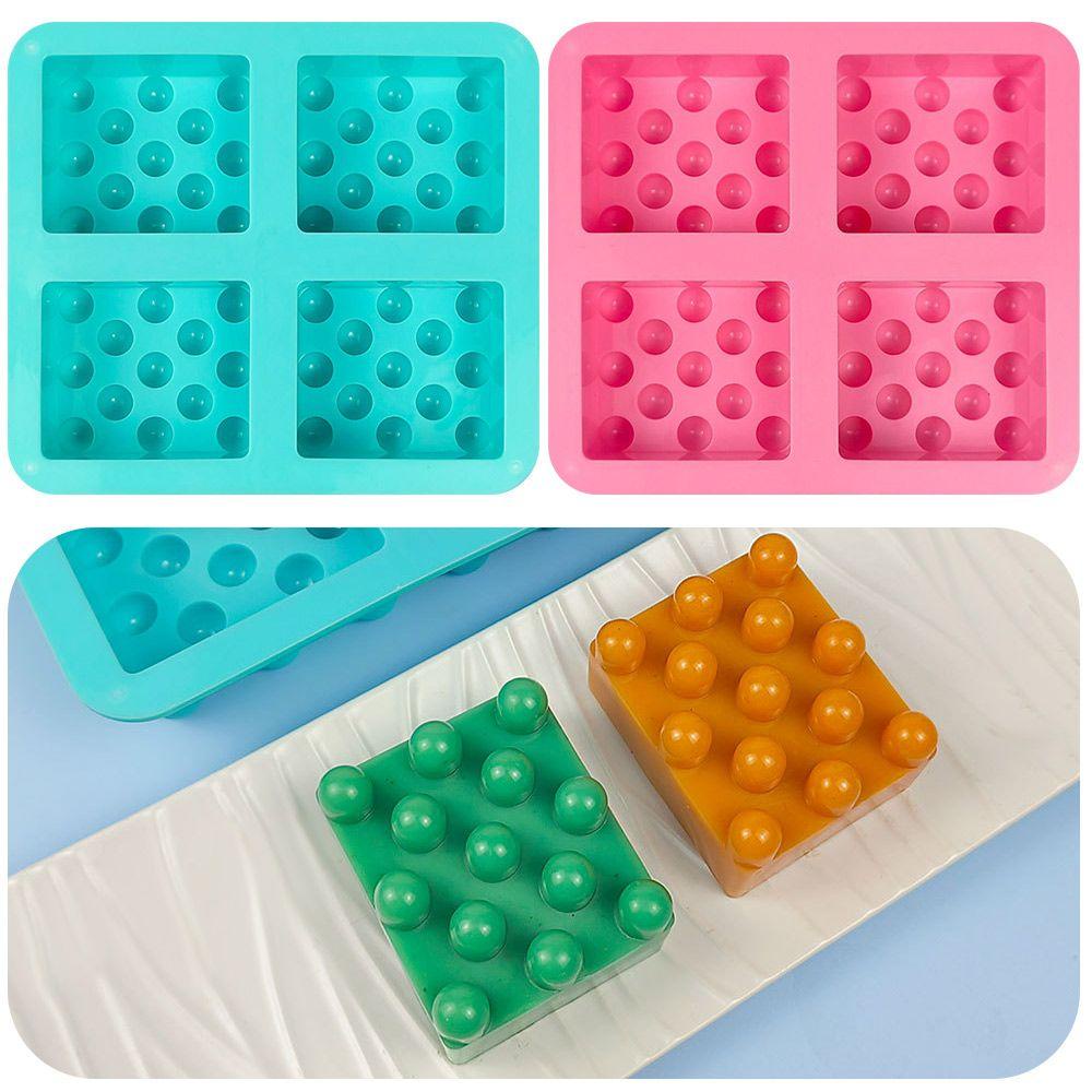 MAG Khuôn Silicone Làm Xà Phòng Handmade 3D 4 Ô