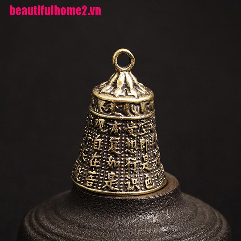 Chuông Đồng Mini Phong Cách Phật Giáo Trung Hoa