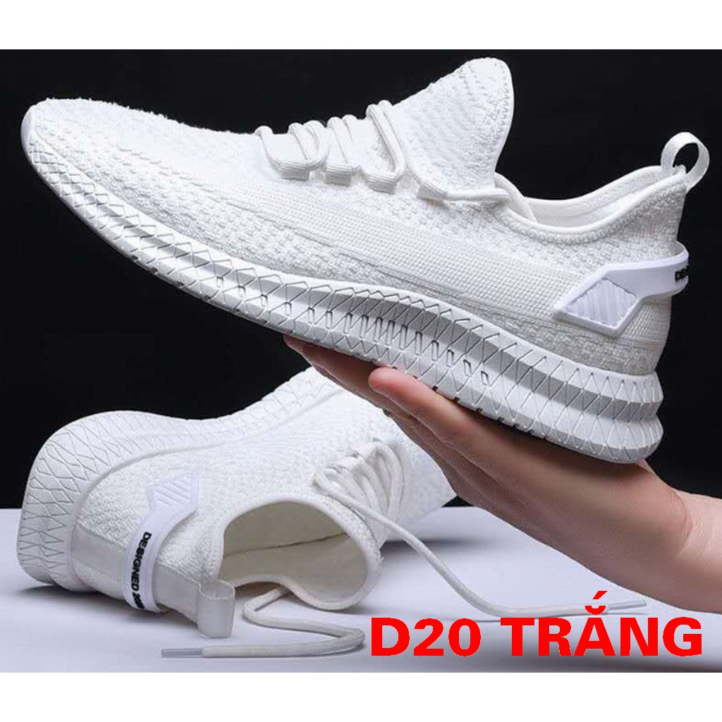 Giày Sneaker Nam thể thao màu trắng cổ cao cho học sinh phong cách Hàn Quốc TAKUTA mã HVC | BigBuy360 - bigbuy360.vn