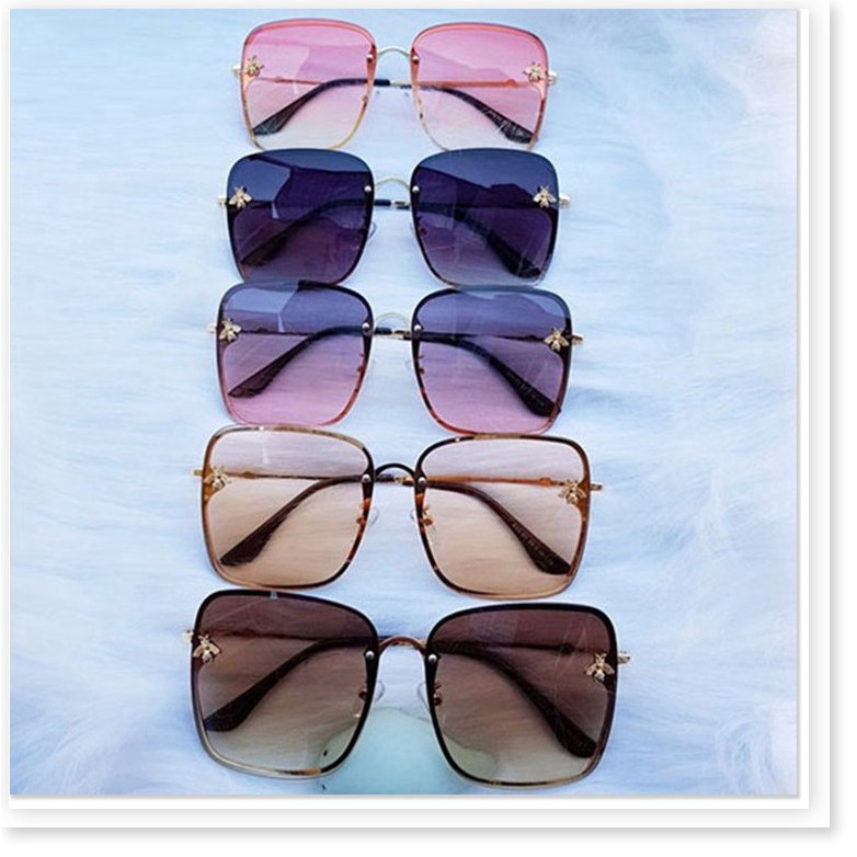 Xả Kho - Mắt kính mát nữ gọng vuông hình con ong độc lạ sang trọng | BigBuy360 - bigbuy360.vn