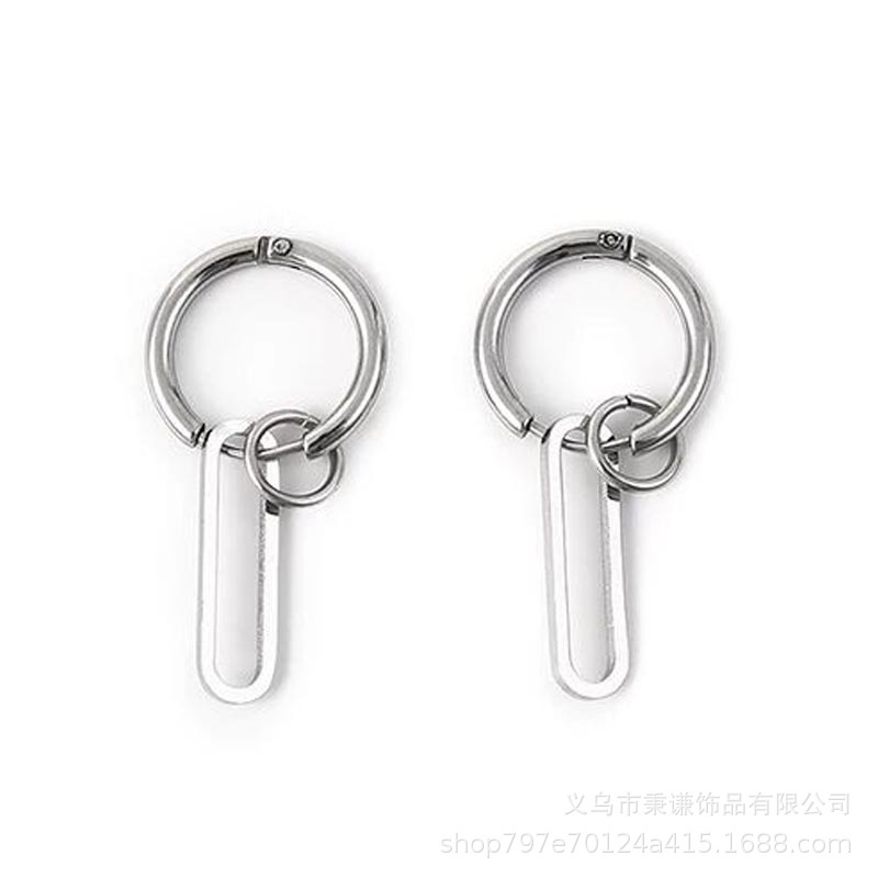 Khuyên, Kẹp titan classic ft vòng nhỏ 2 doub