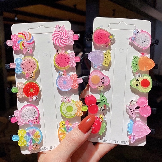 Kẹp Tóc Hình Hoạt Hình Thiết Kế Đơn Giản Xinh Xắn Cho Nữ