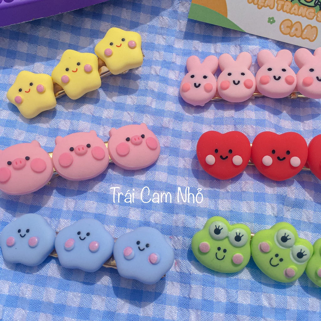 Kẹp mái hình thú cute