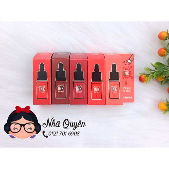 SON PERIPERA PERI’S INK VELVET  Có sẵn các màu: 02, 06, 09, 14, 15