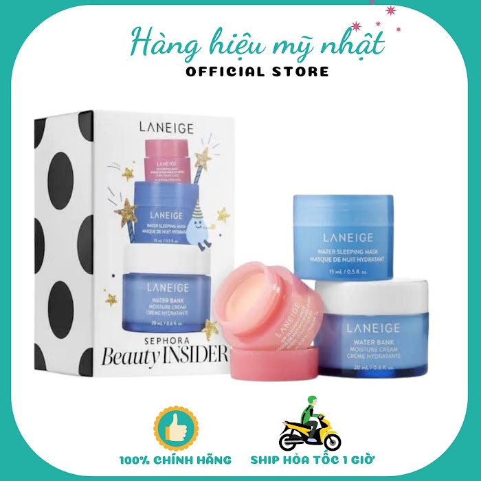 [Chính hãng] Set 3 món Laneige Mini Sephora Beauty Insider