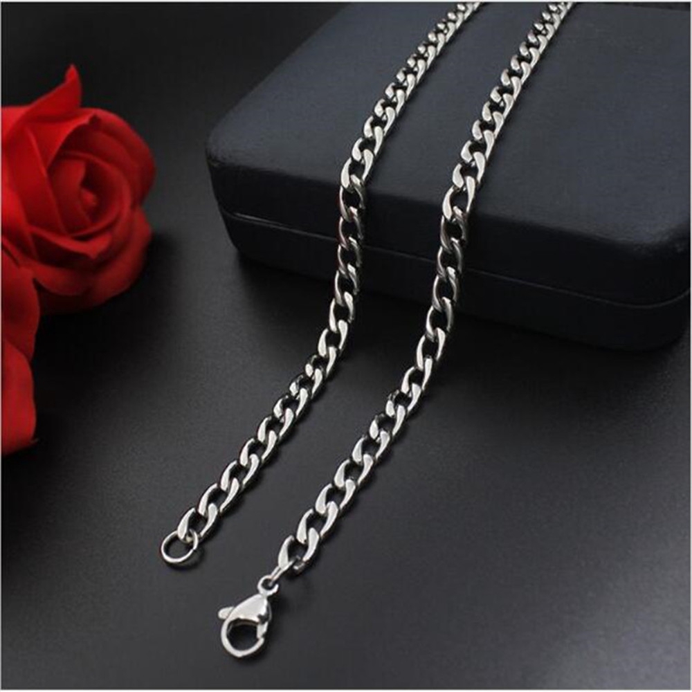 Dây chuyền 3 / 4 / 5 / 7 / 9 mm phong cách Gothic cho nam nữ