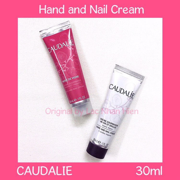 KEM DƯỠNG DA TAY VÀ MÓNG TAY CAUDALIE HƯƠNG HOA HỒNG ❤ CAUDALIE ROSE DE VIGNE HAND AND NAIL CREAM (Bản mini 30ml) | BigBuy360 - bigbuy360.vn