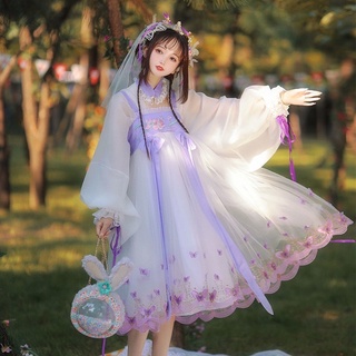 Hán phục cổ trang cách tân dễ thương