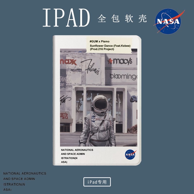 Bao Da Họa Tiết Phi Hành Gia Cho Apple Ipad Air Pro 9.7 10.5 11 10.2 "Inch Mini 1 / 2 / 3 / 4 / 5 | BigBuy360 - bigbuy360.vn