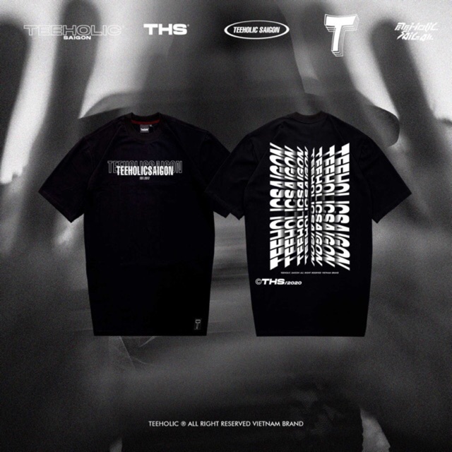 [TeeHolic] Áo Thun Unisex Form Rộng In Logo TeeHolic