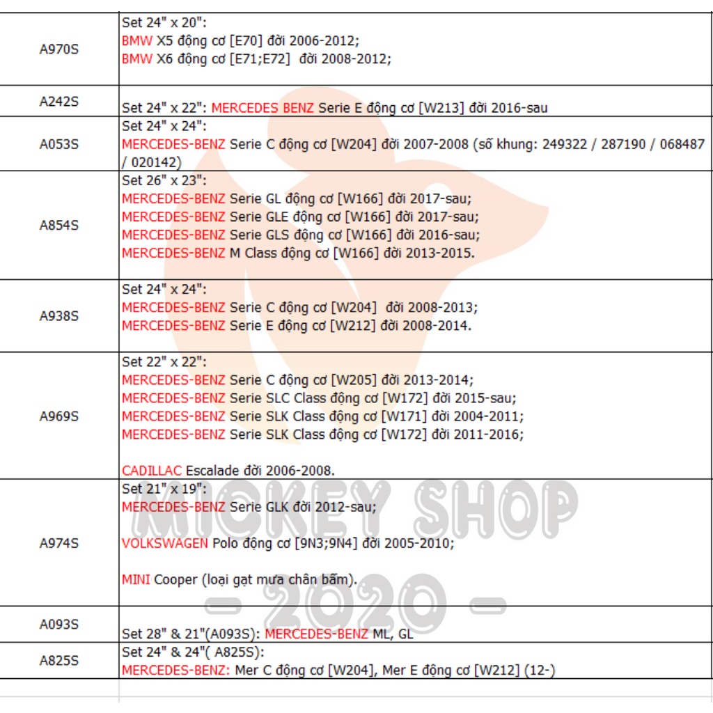 Gạt mưa, cần gạt nước cao cấp Bosch AeroTwin Plus SET A295S / A398S / A557S / A154S A432S