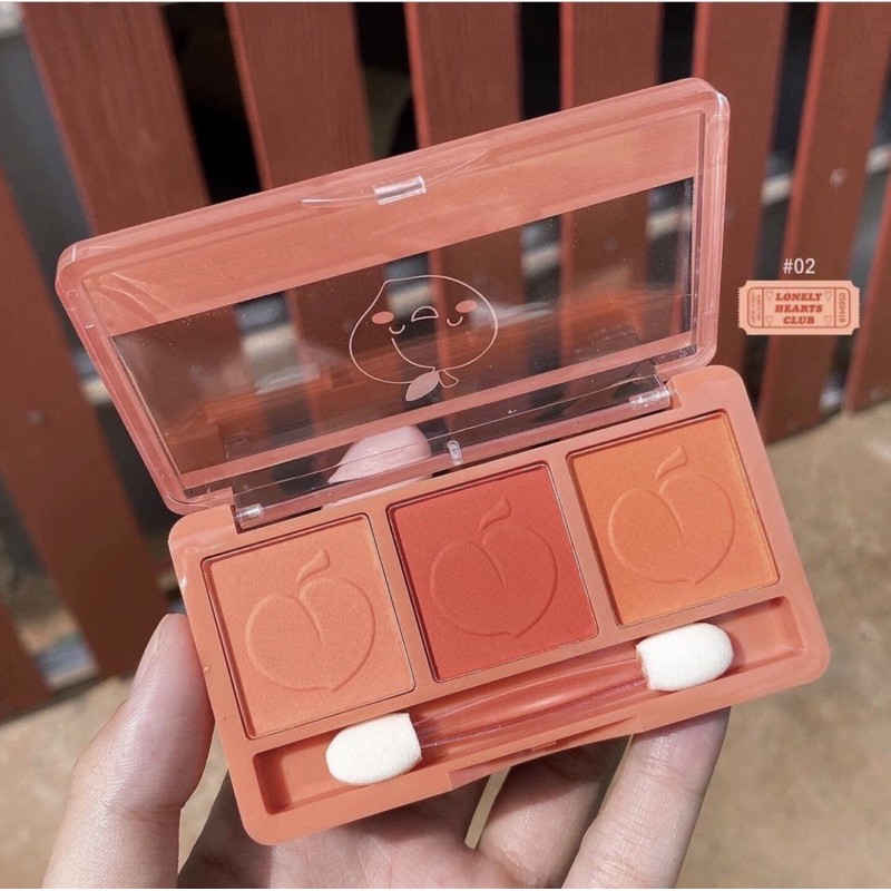 Phấn Má Hồng 3 Ngăn Iman Of Noble Peach Party Blusher