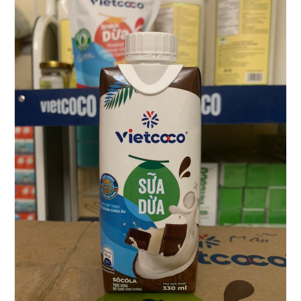 SỮA DỪA VIETCOCO NGUYÊN CHẤT - 330ML(MUA 10TẶNG 1)