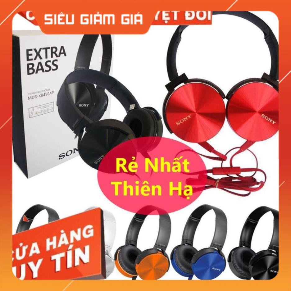 (SIÊU RẺ) Tai Nghe Sony Extra Bass MDR- XB450AP Bass Sâu Và Chắc (RẺ VÔ ĐỊCH)