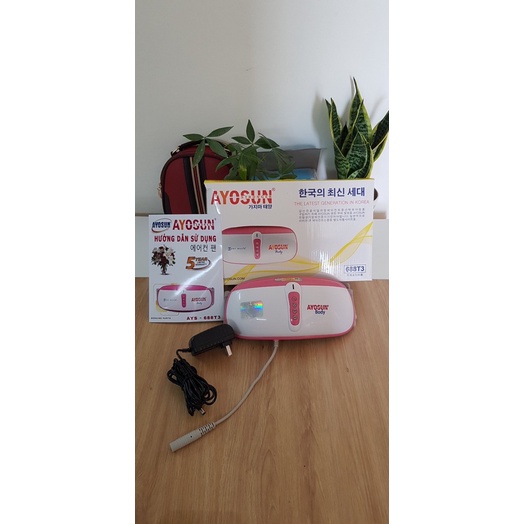 Đai massage bụng Hàn quốc Ayosun- Bảo hành 5 năm chuẩn hãng