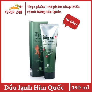 Dầu Lạnh Xoa Bóp Hàn Quốc Glucosamine (10 chai x 150ml)