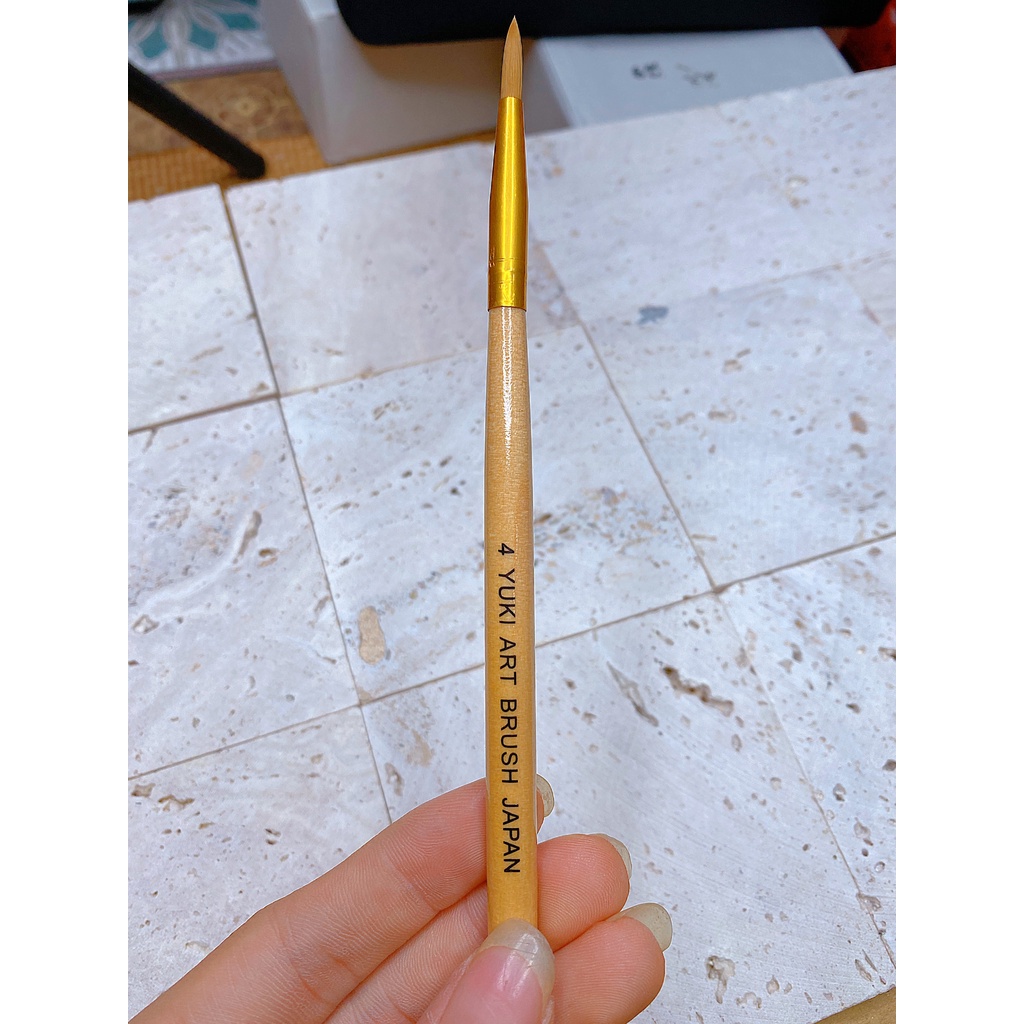 Cọ Đắp Hoa Yuki Số 2 3 4 Bút Nặn Hoa Chữ Đen - Tổng Kho Chuyên Nail Mi