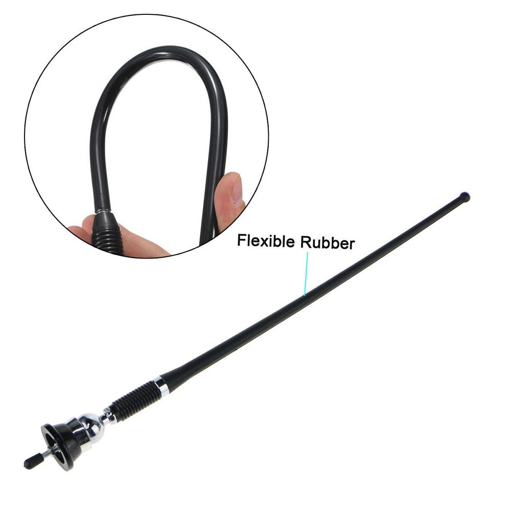 Ăng Ten Radio AM / FM 16 inch Đế Dài Xoay Được Cho Xe Hơi / Xe Máy