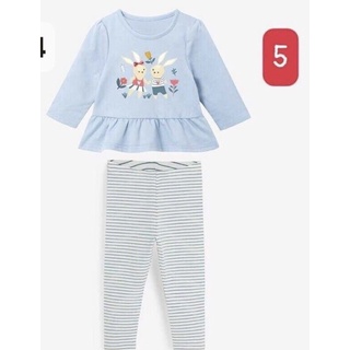 combo 2 bộ cotton bé gái