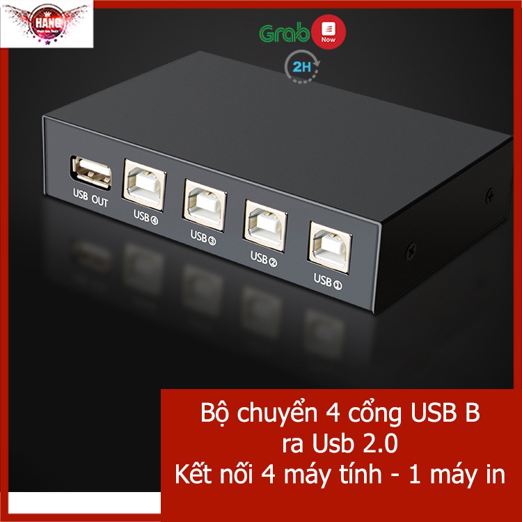 Bộ chia máy in 1 ra 4 cổng USB b - JH Q311 U401m